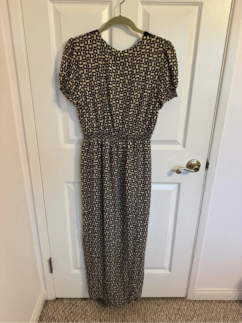 Free People maxi dress size small. EUC. Black & tan. Super cute!